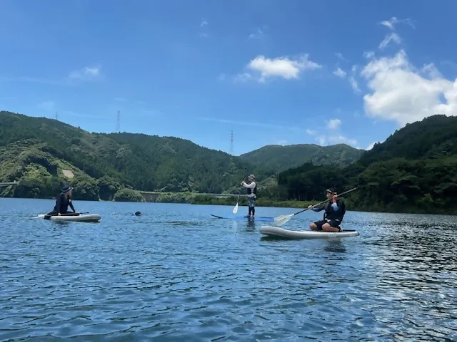 SUP体験 in 五ケ山ダム