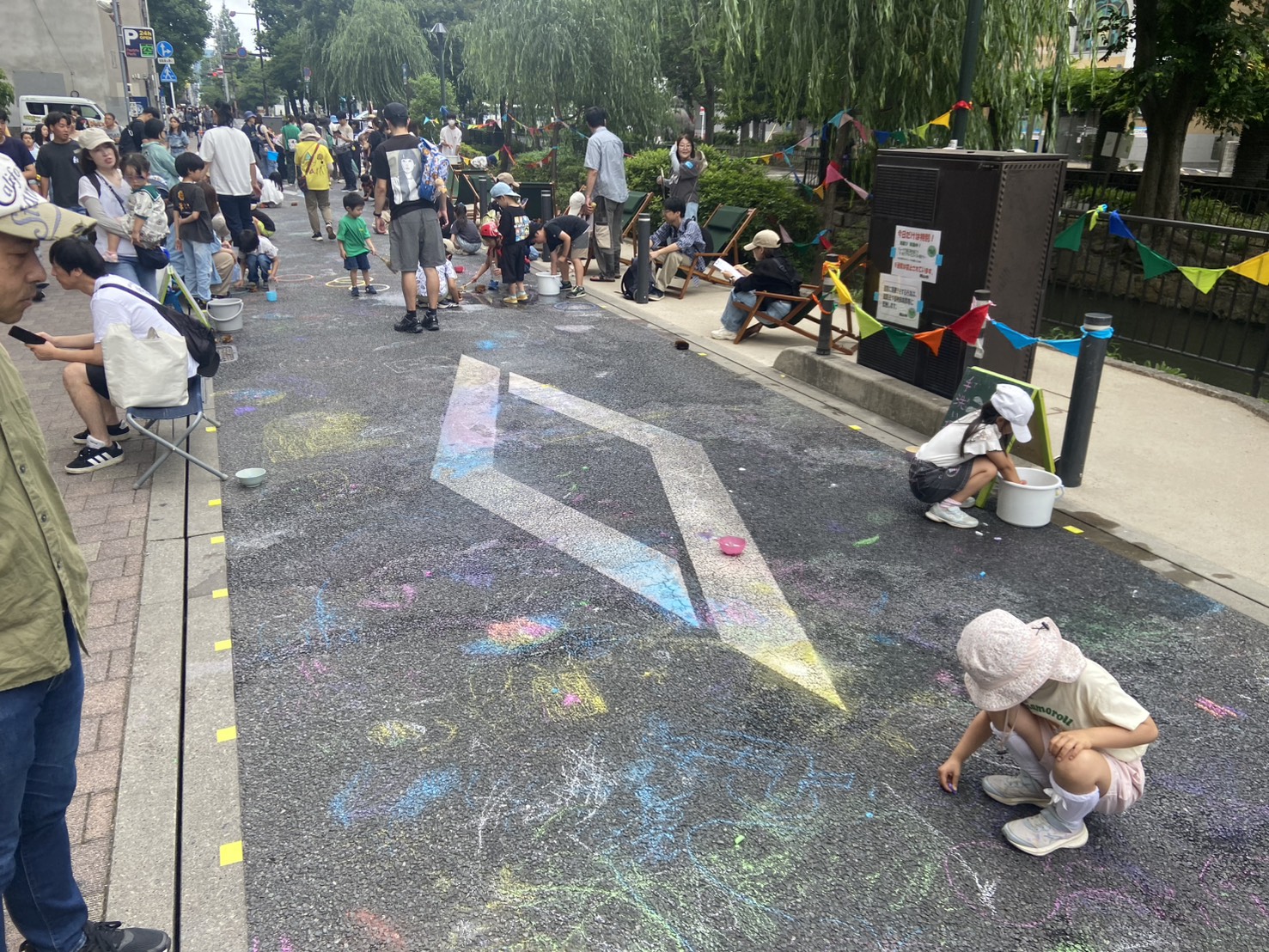 子どもが主役！岡山市西川緑道公園のホコ天