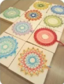 糸かけ曼荼羅をつくろう