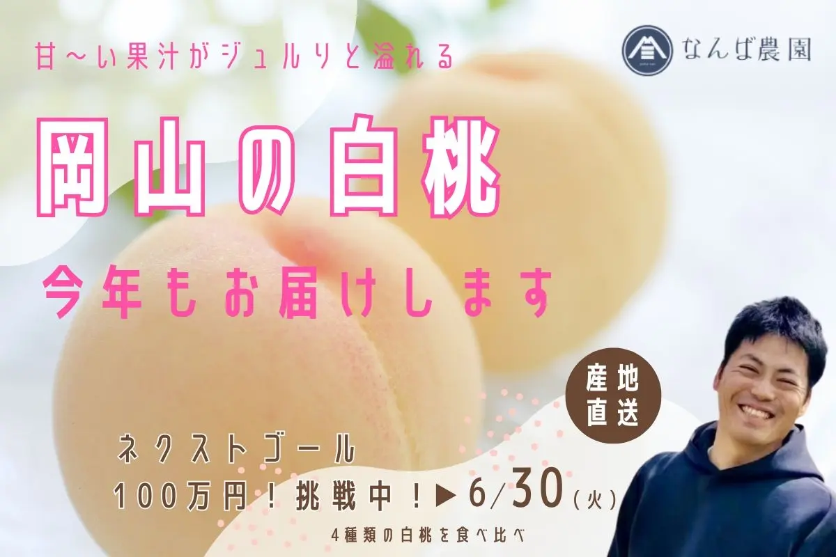 白桃クラウドファンディング