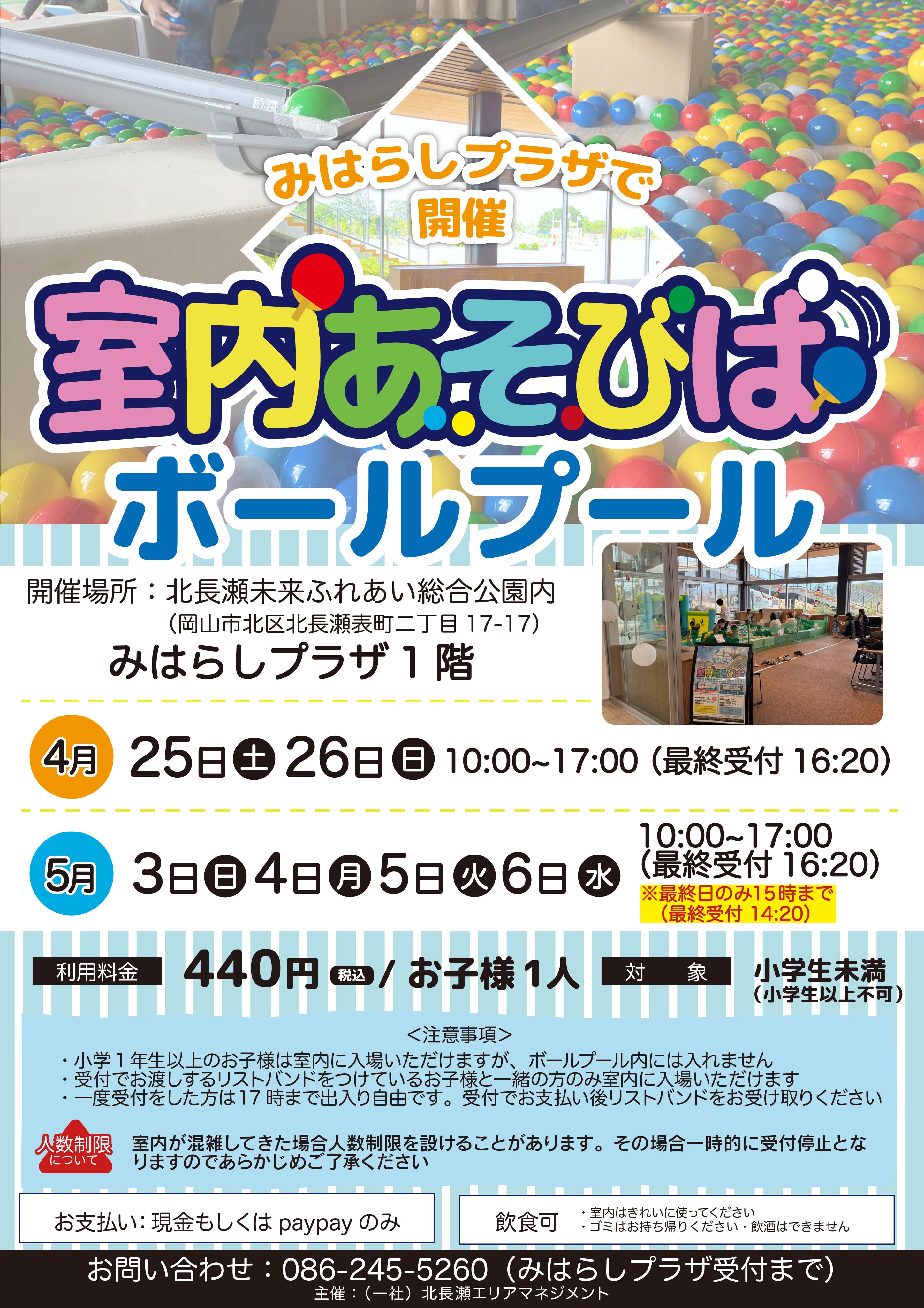 室内あそびばボールプール