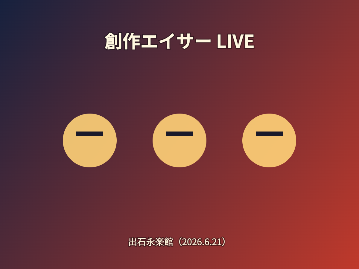 創作エイサーLIVE（イメージ）