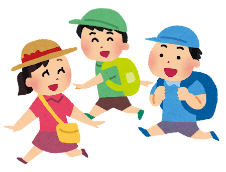 散歩　子供