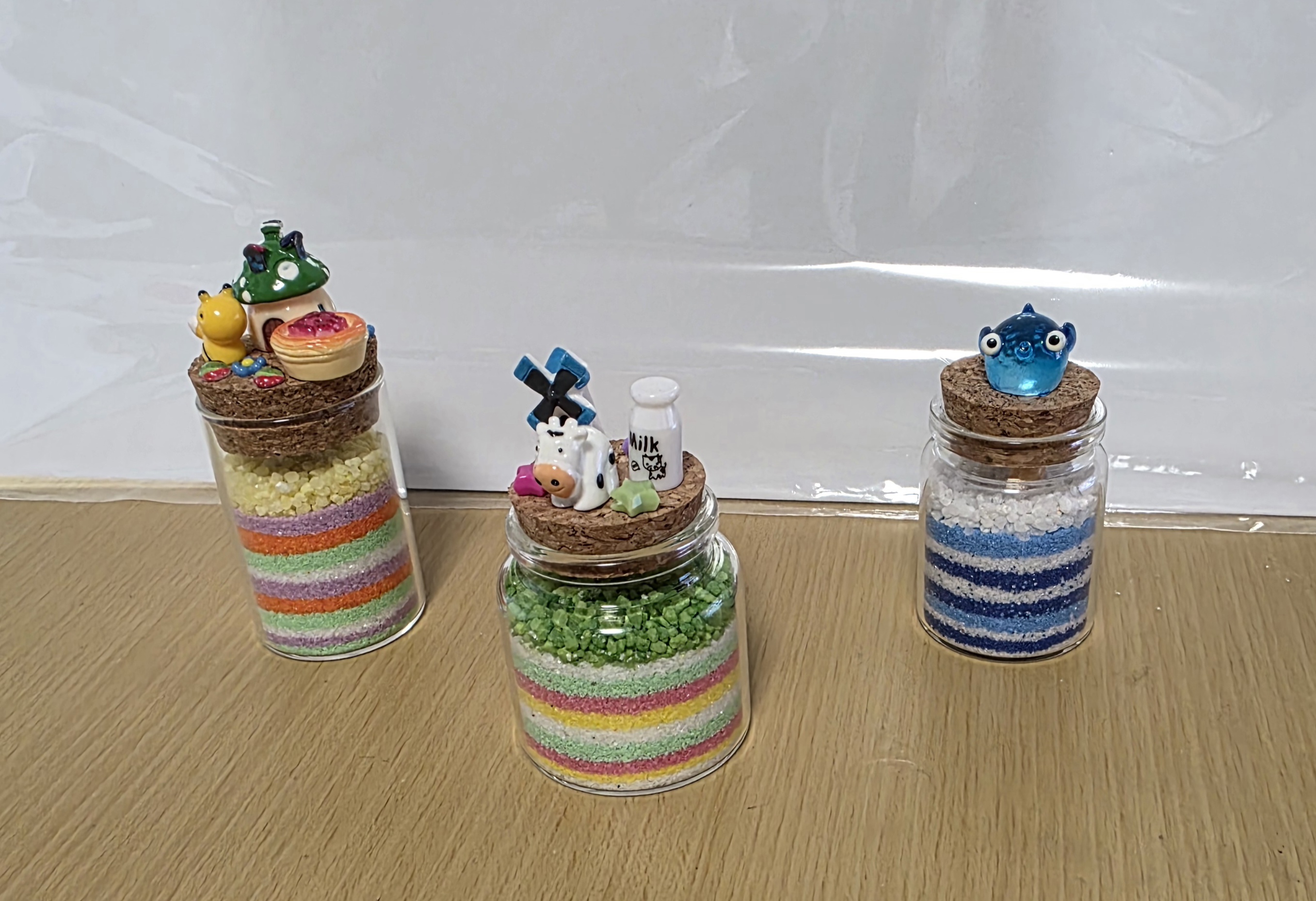 ガラスの器でつくる カラフルサンドアート