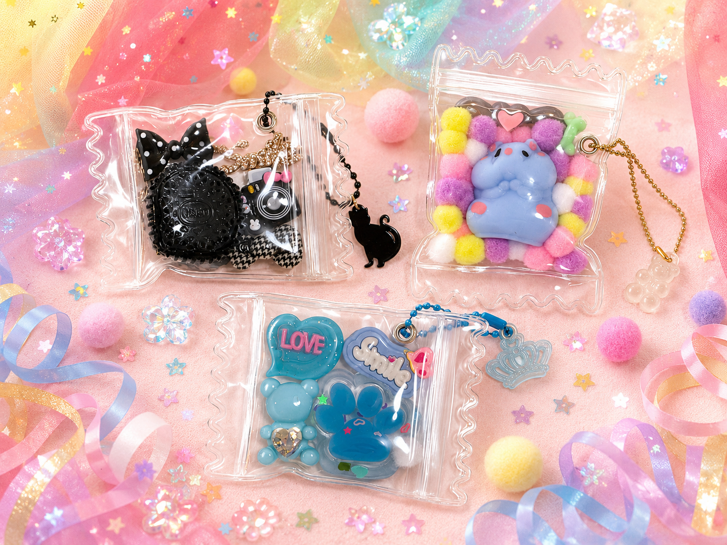 ぷにぷにキャンディバッグ作り