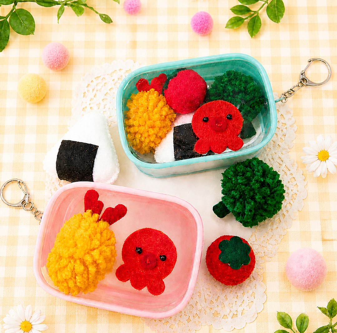 お弁当ポーチキーホルダー作り