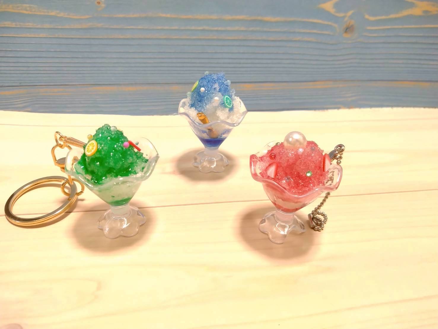 レジンで作るかき氷