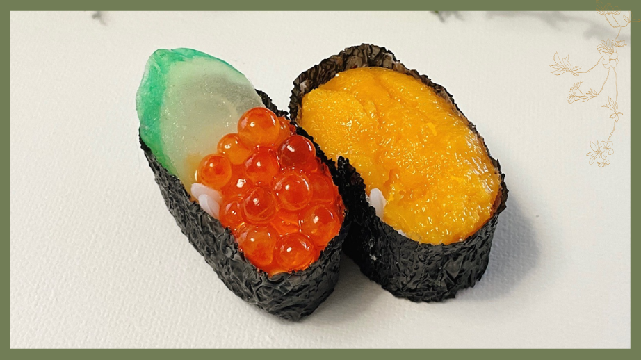 食品サンプル工房～いくらとうに軍艦を作ろう！