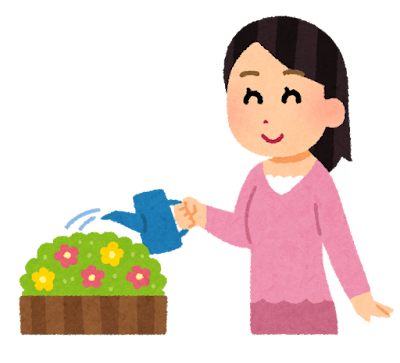 みんなでお花を植えましょう