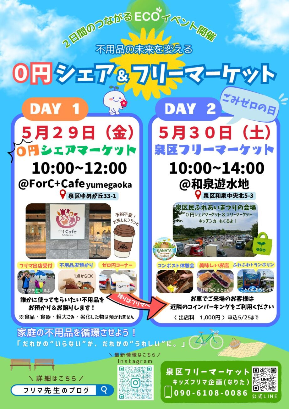 ごみゼロの日(泉区フリーマーケット)
