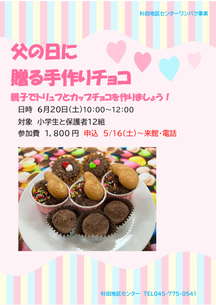 父の日に贈る手作りチョコ