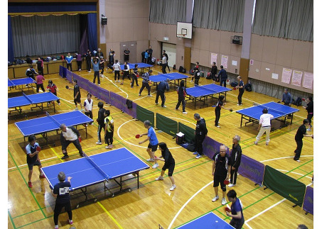 第75回大正地区男女混合チーム3ダブルス卓球大会