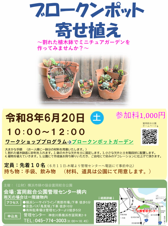 ブロークンポット寄せ植え