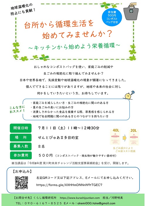 キッチンから始めよう栄養循環