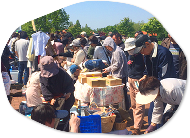 フリーマーケット in 夢市場あつべつ（ふれあい広場）７月18日