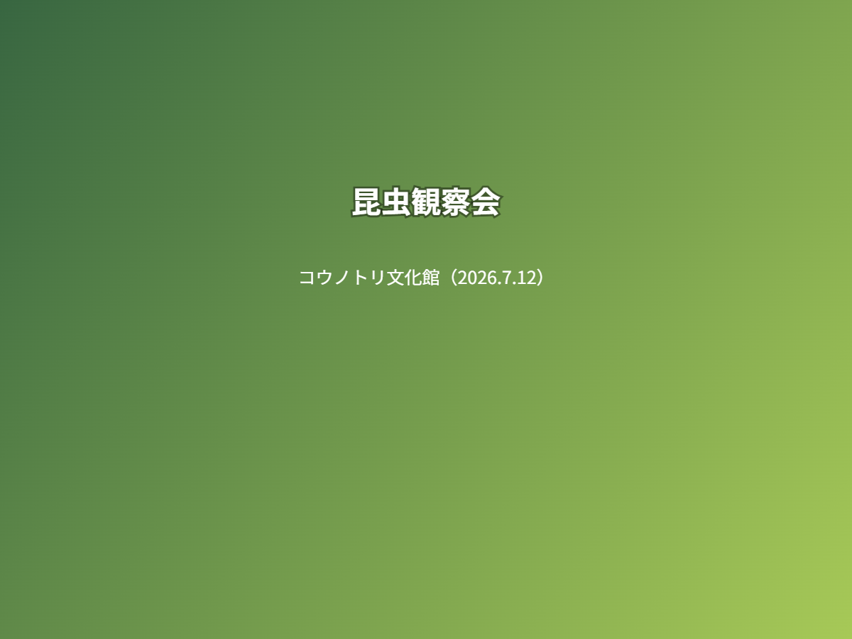 観察会