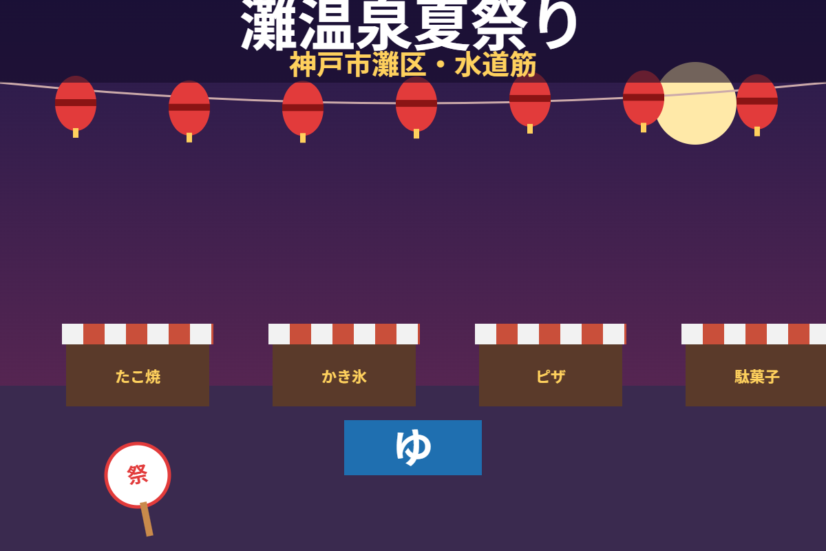 灘温泉夏祭り