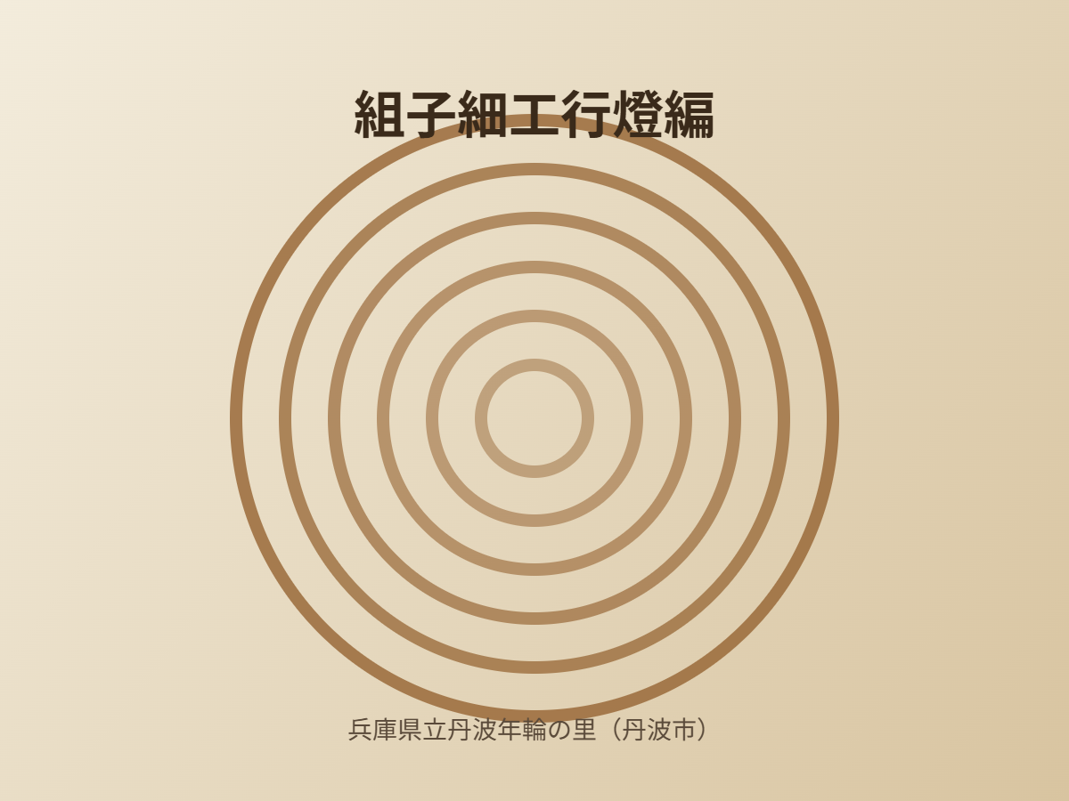 組子細工行燈編（イメージ）