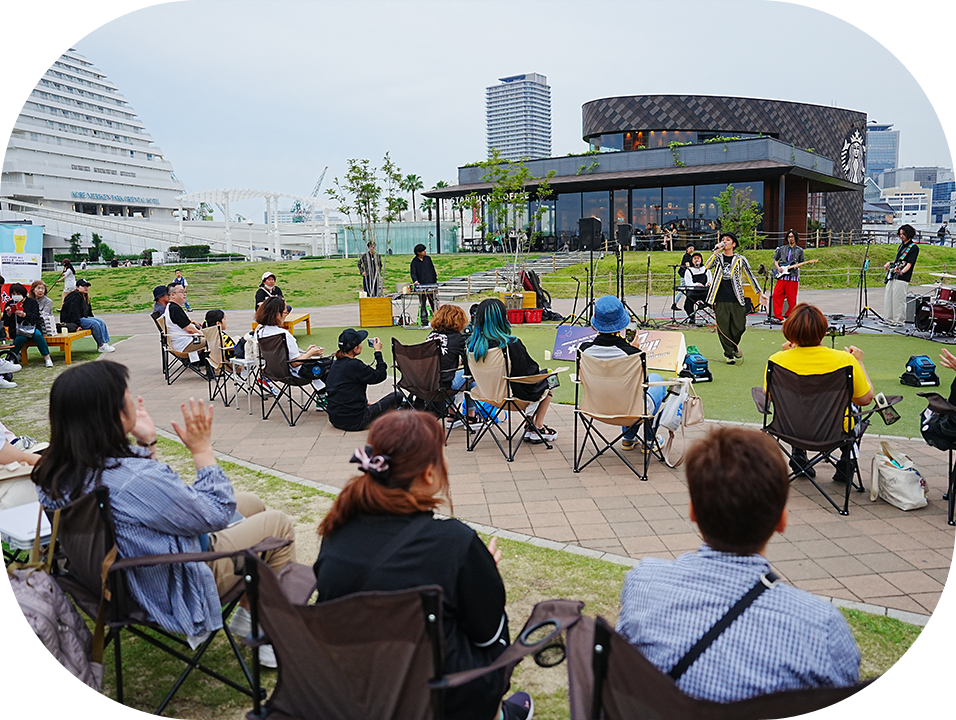 神戸の日常を音楽のチカラで彩る。メリケンパークで無料ライブ