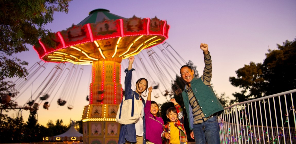 期間限定ナイター遊園地