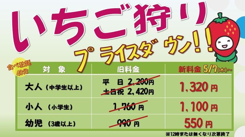 農マル園芸 吉備路農園 いちご狩り