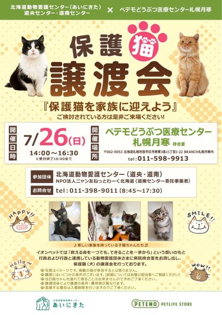 保護猫譲渡会