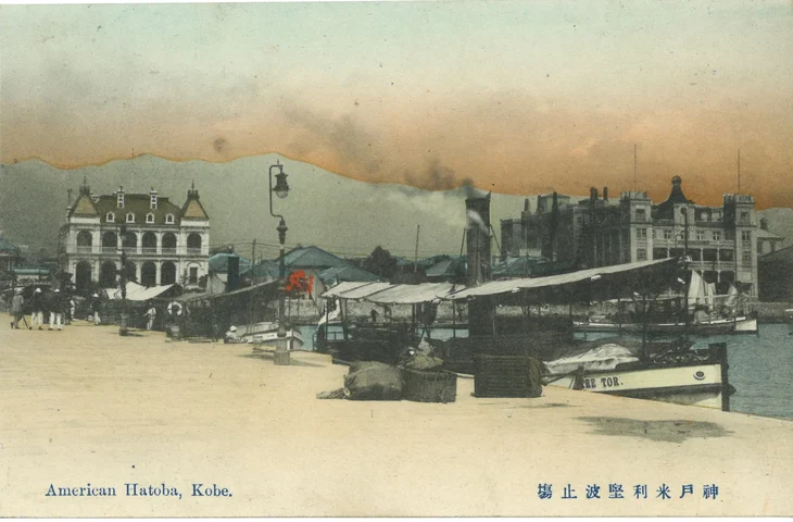 海洋博物館でメリケン波止場の変遷展