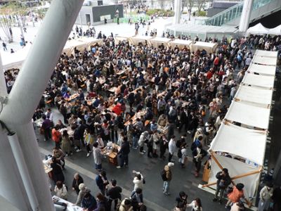 酒蔵びらき 全国の酒蔵が集まる様子