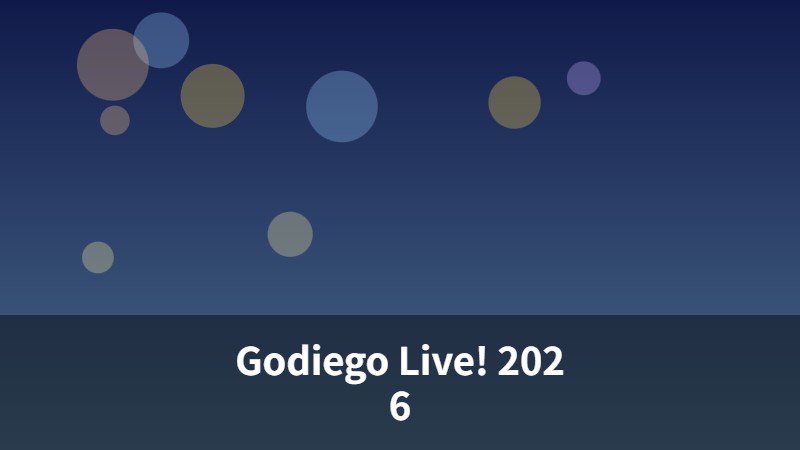 Godiego Live! 2026