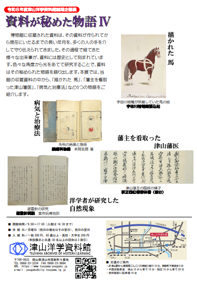 前期企画展　「資料が秘めた物語Ⅵ」