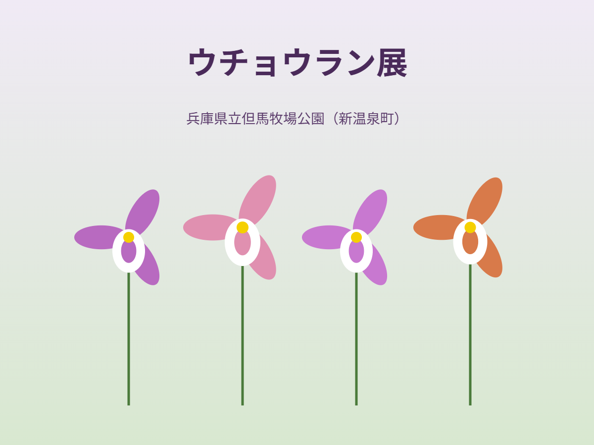 ウチョウラン展（イメージ）