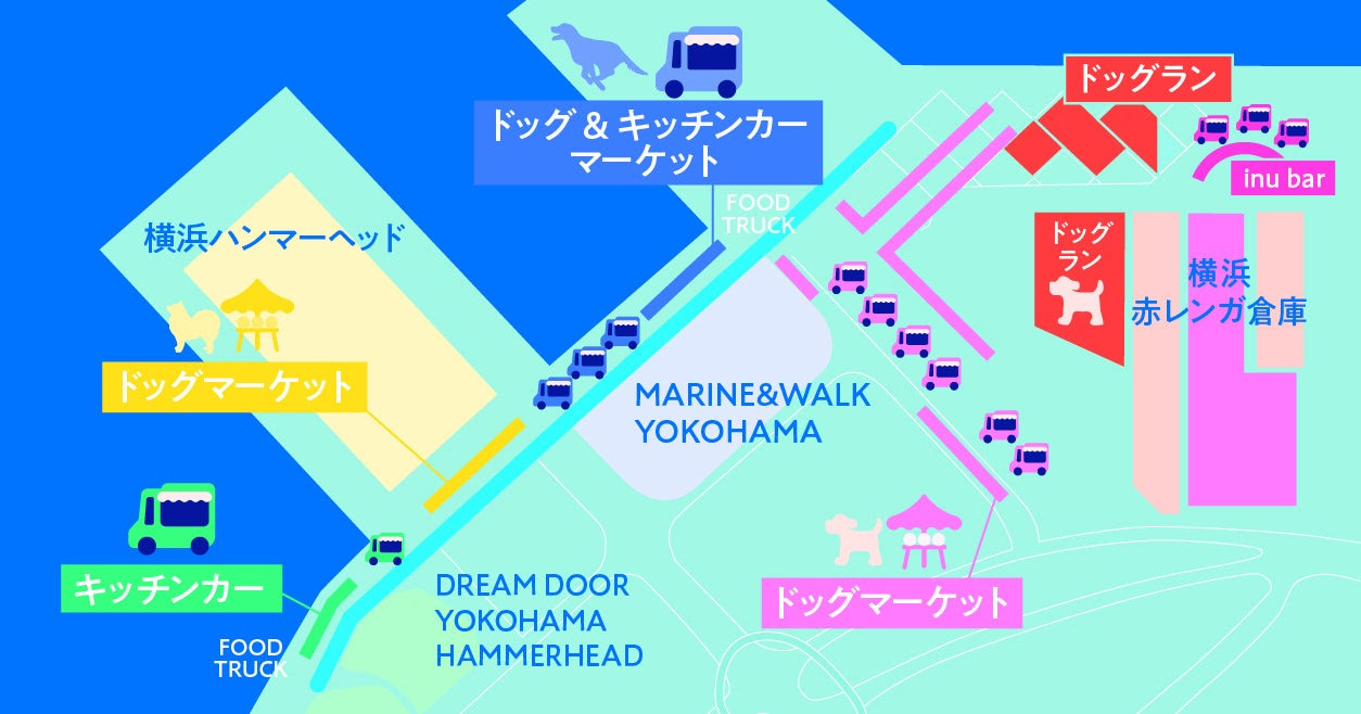 BAY WALK MARKET 2026愛犬と楽しむ夏の夜地図