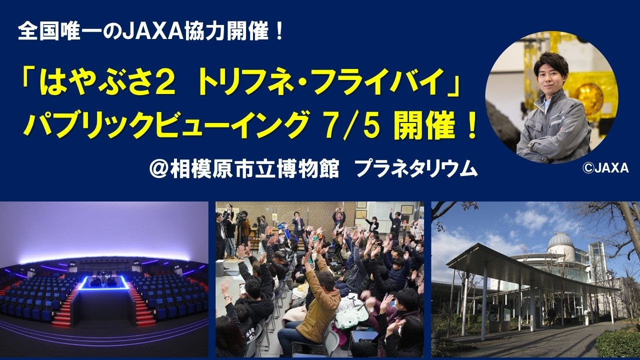 相模原市立博物館　はやぶさ２トリフネフライバイ 開催