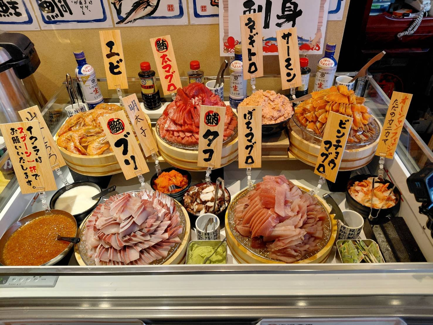 漁港食堂三方 鶴見で刺身食べ放題