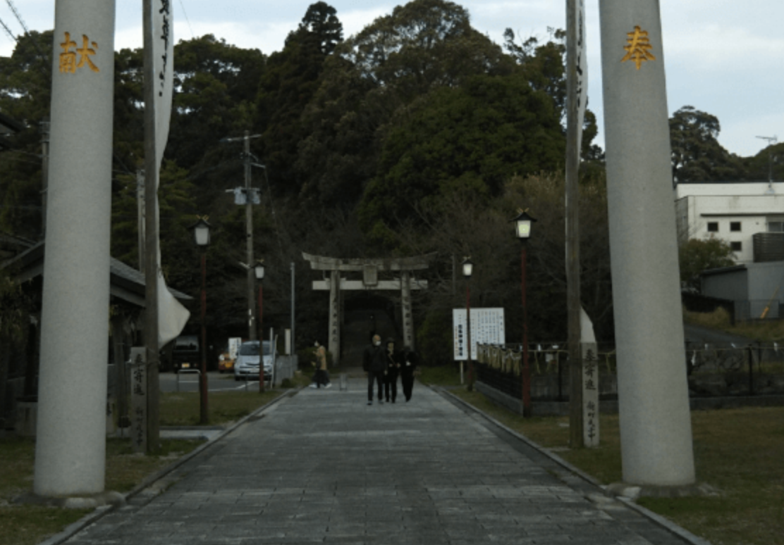 筑紫神社 粥卜祭