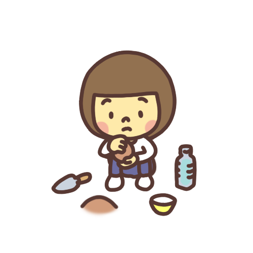 楽しい種だんご作り