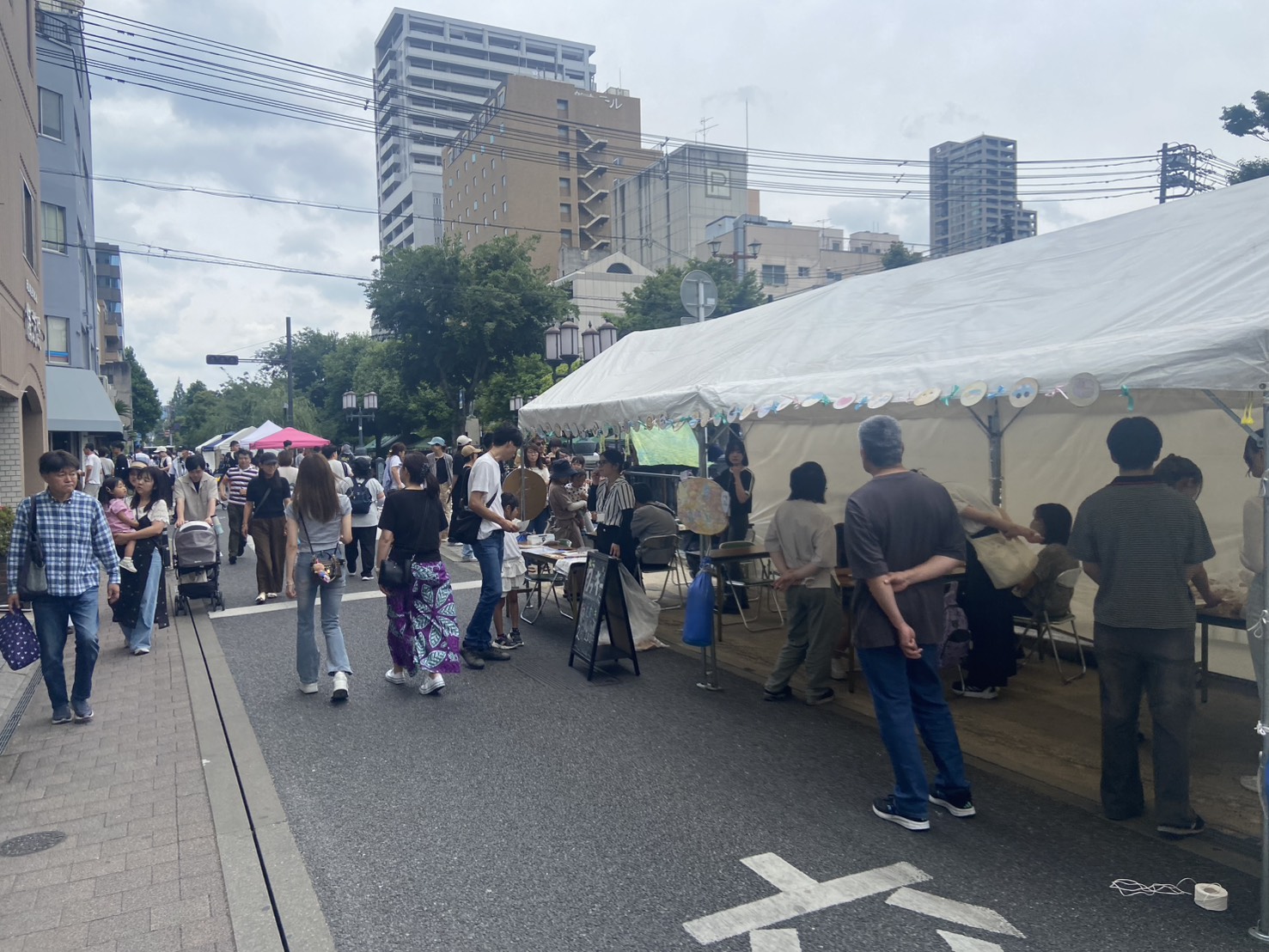 子どもが主役!岡山市西川緑道公園のホコ天